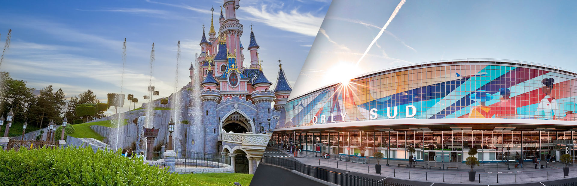 disneyland to orly terminals