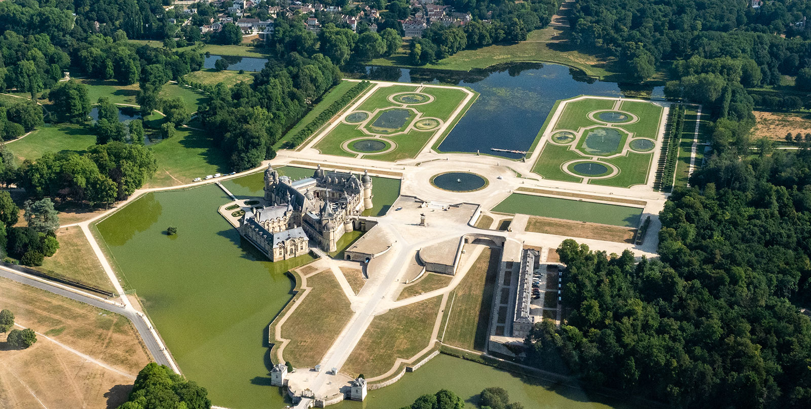Chantilly palace interior tour - reliable Paris airport transfer service with 24/7 hotline support and fixed prices